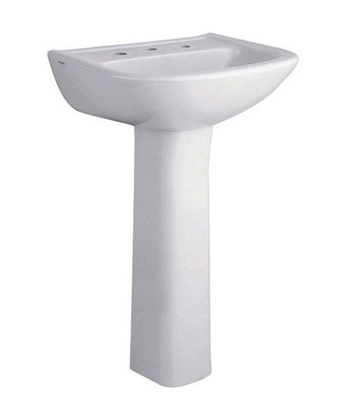 LAVATORIO C/ PEDESTAL (REDONDO) #01