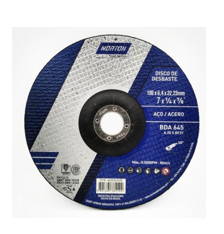 DISCO DESBASTE METAL 4.5 X 5 X 22MM-RHEIN