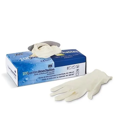 GUANTE DESCARTABLE LATEX  TALLE M