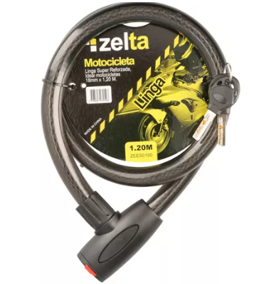 LINGA PARA BICI/MOTO 18MMX 1.20MTS REFORZADA