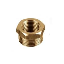 ACCESORIO BRONCE GAS BUJE RED.  1/2 M A 3/8 H