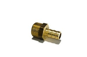 ACCESORIO BRONCE P/ GAS TETONES MACHO 3/8 M X 8 MM