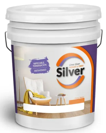 LATEX SILVER PROF/INTERIOR 4 LTS