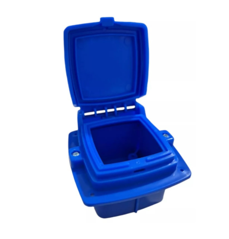 CAJA CAPSULA AZUL VACIA