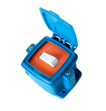 CAJA CAPSULA AZUL C/ PUNTO