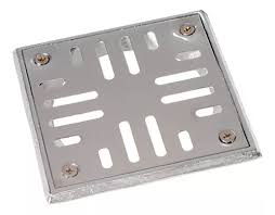 REJILLA 15 X 15 ACERO INOXIDABLE C/ BASE