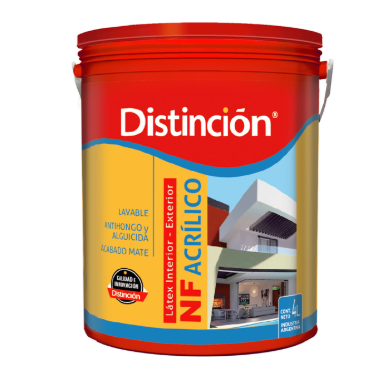 LATEX NF ACRILICO X 4 LTS BCO EXT/INT