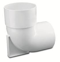 CODO CON BASE PVC 100