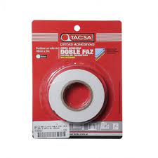 CINTA ADHESIVA DOBLE FAZ 24MM X 2MTS