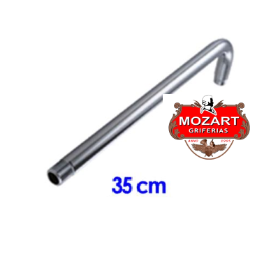 BRAZO P/LLUVIA METAL 90¨ 35CM