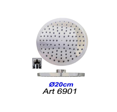 DUCHA ABS CROMADA 20X20 ¨MOZART¨