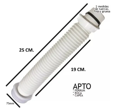 CONEXION P/INODORO PVC XXL