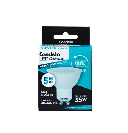 LED DICRO 5W FRIA (B/50) CANDELA