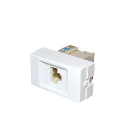 MODULO INTERNET DATOS RED RJ45 COLOR BLANCO