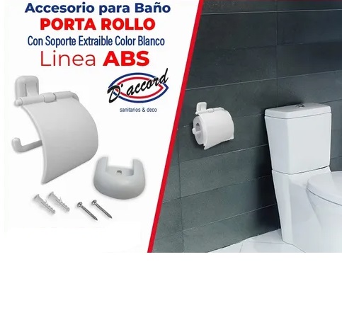 PORTA ROLLO ABS DACCORD