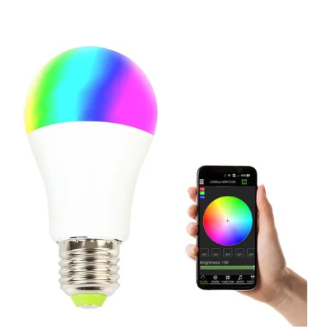 LAMPARA LED INTELIGENTE RGB C/WIFI