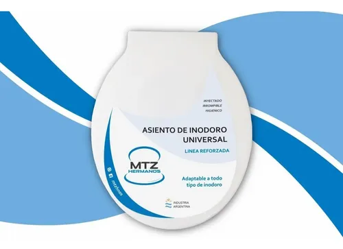 ASIENTO P/ INODORO BLANCO COMUN MTZ