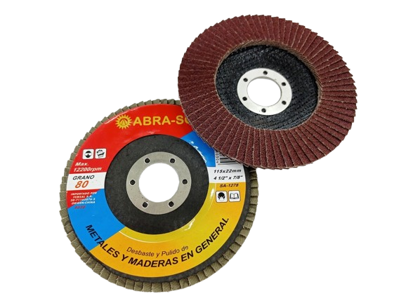 DISCO FLAP 115 MM 40-60-80-120 GRS.