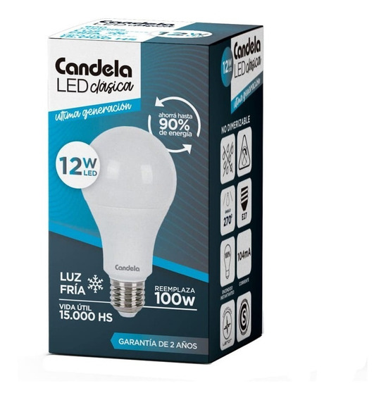 LAMPARA LED 12W FRIA-E27