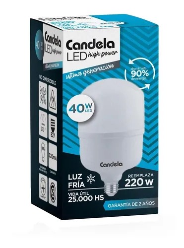 LAMPARA LED 40W FRIA-E27