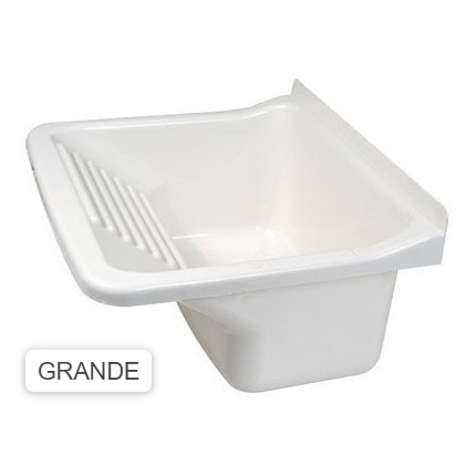 PILETA LAVAR PLASTICA GRANDE  40L(58X52X32 CM)