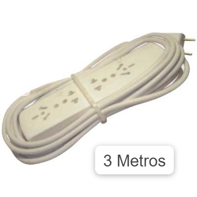 PROLONGACION CON ZAPATILLA X   3MTS