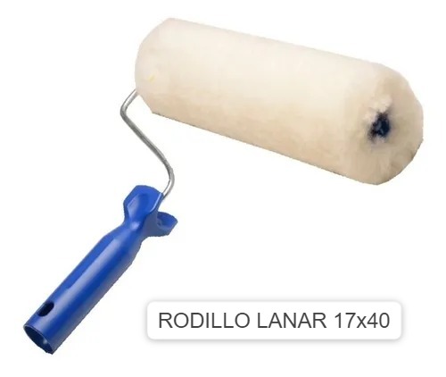 RODILLO LANAR BLANCO 17 X 40CM