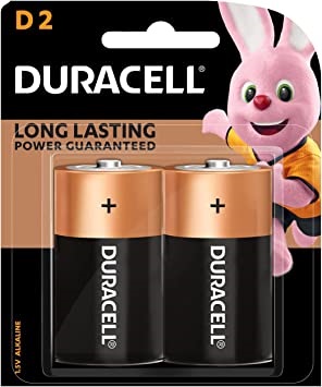 PILA DURACELL D2 GRANDE  (X UNIDAD)