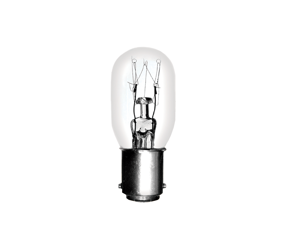 LAMP. MAQ. COSER 25W-BAYONETA