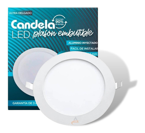 PLAFON LED 6W EMB. REDONDO