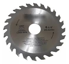 DISCO PARA MADERA 4.5 24 DIENTES