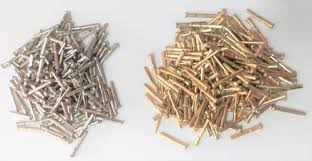 CLAVIJAS P/MANIJAS DORADAS/NIQUELADAS X100UN