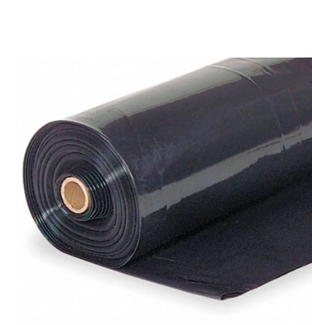 NYLON PLASTICO NEGRO 200MIC 4MTS X 50 MTS