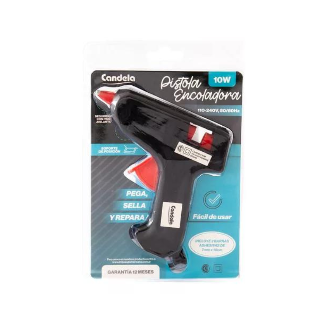 PISTOLA DE SILICONA FINA 10W CANDELA
