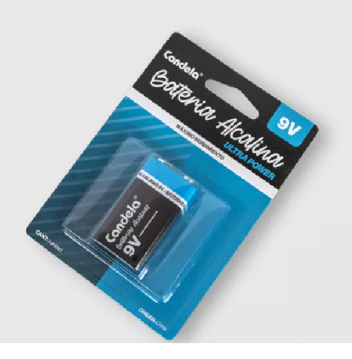 BATERIA ALCALINA 9V CANDELA